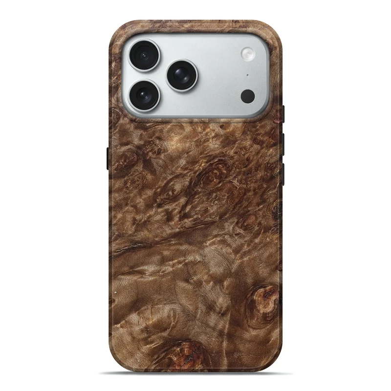 iPhone 18 Pro Max Wood Live Edge Phone Case - Nikki (Solid Wood, 830271)