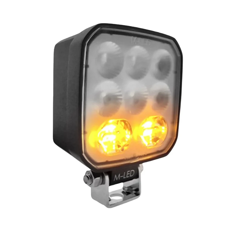 Lampada da lavoro a LED quadrata con stroboscopio