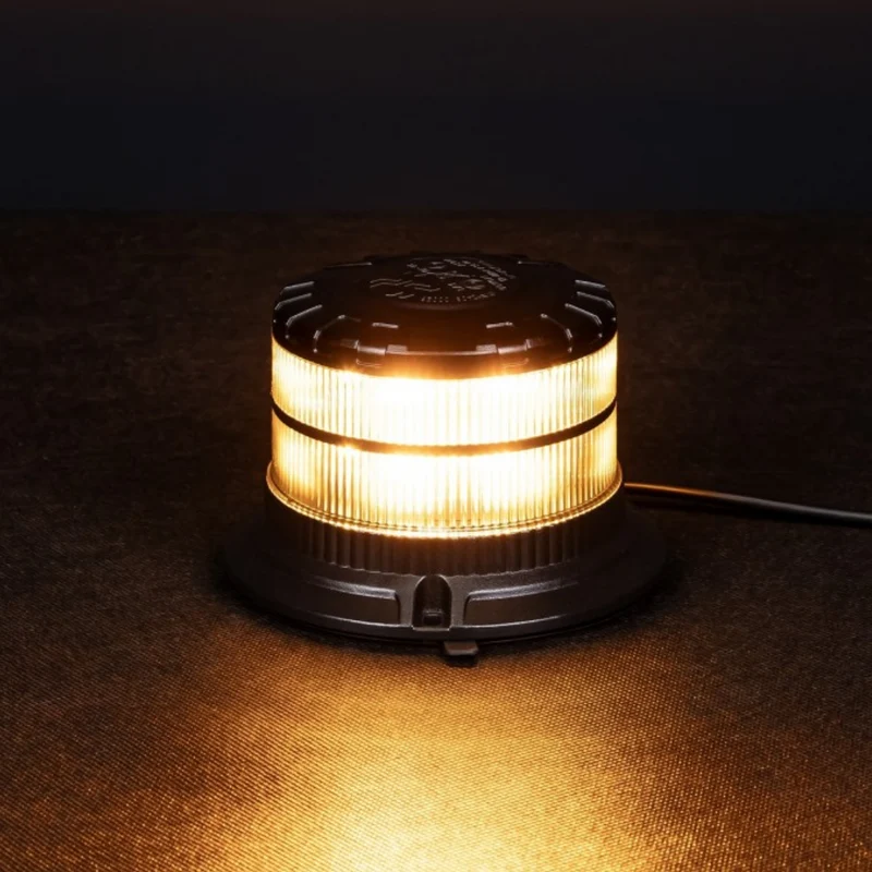 Faro LED con lente scura, base magnetica e montaggio a bullone