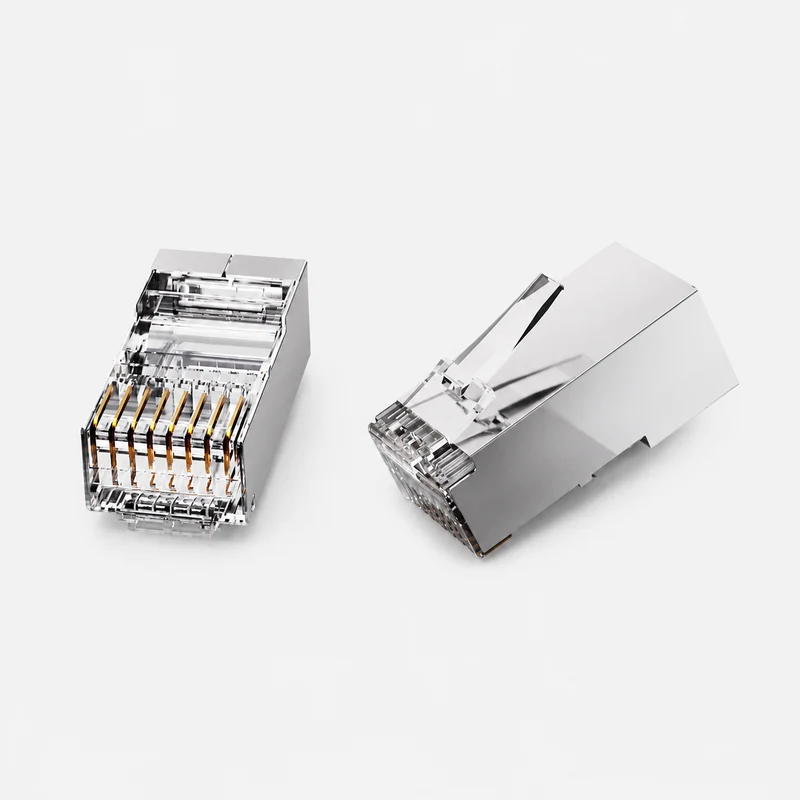 Cat6 FTP RJ45 Connector Shielded Modular Plug Non Pass-Through for Cat6/Cat5e Cable