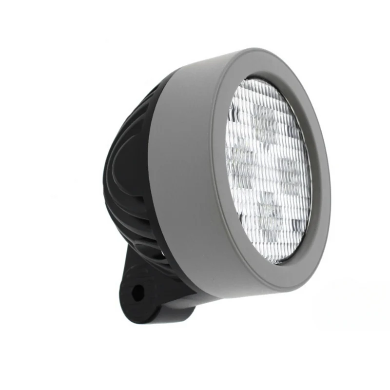 Faro da lavoro rotondo stile John Deere LED grigio 40W / 4000 lumen