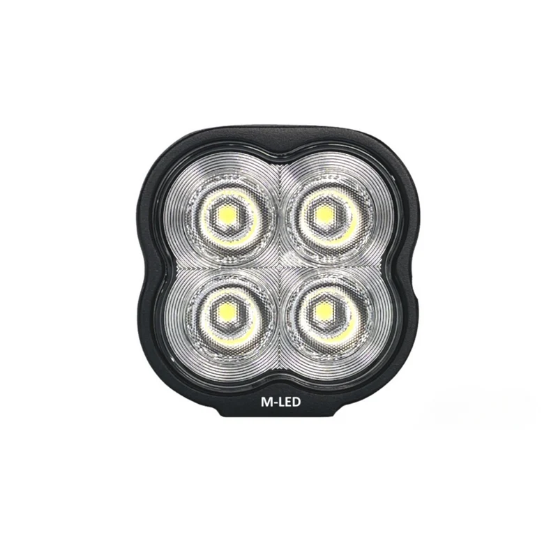 Lampada da lavoro a LED quadrata con staffa in acciaio inox / 20W