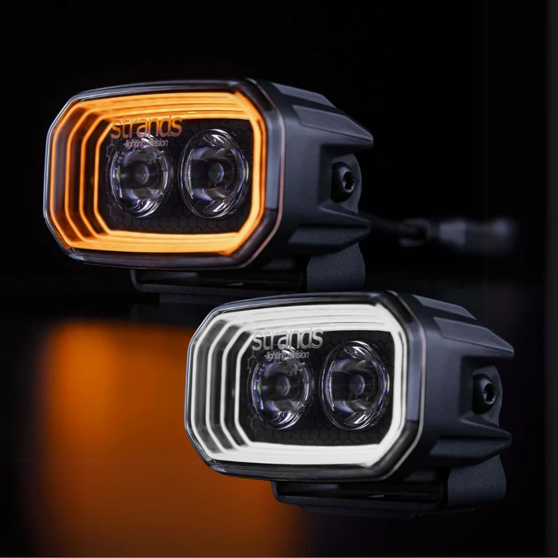 Strands FOR9T Light Pod con luce di posizione bianca e ambra / 4"
