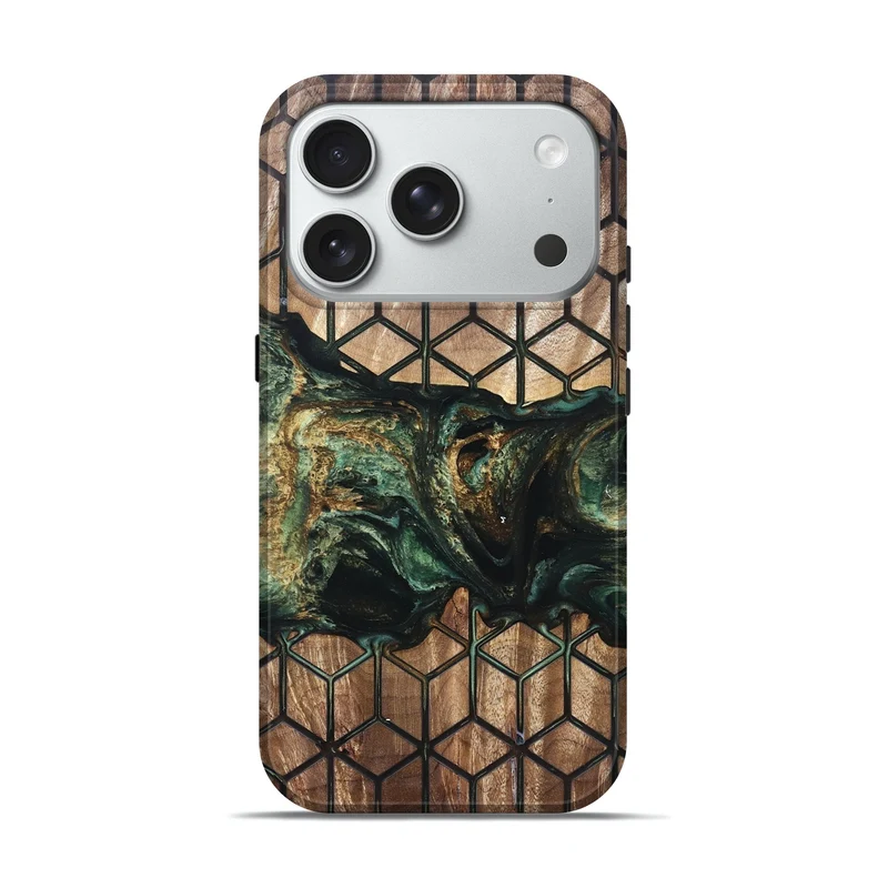 iPhone 18 Pro Wood Live Edge Phone Case - Natalie (Pattern, 830258)