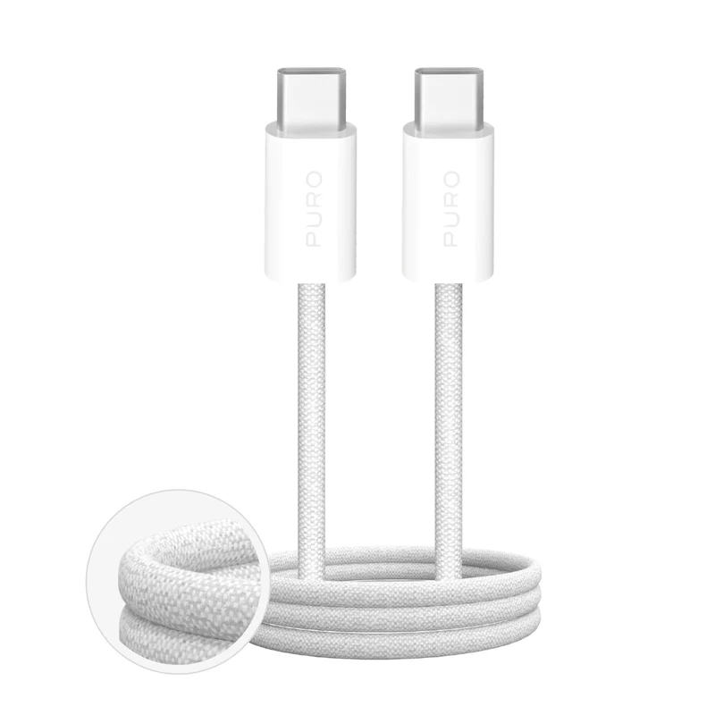 Cavo in tessuto "FABRIK" da USB-C a USB-C, 1m