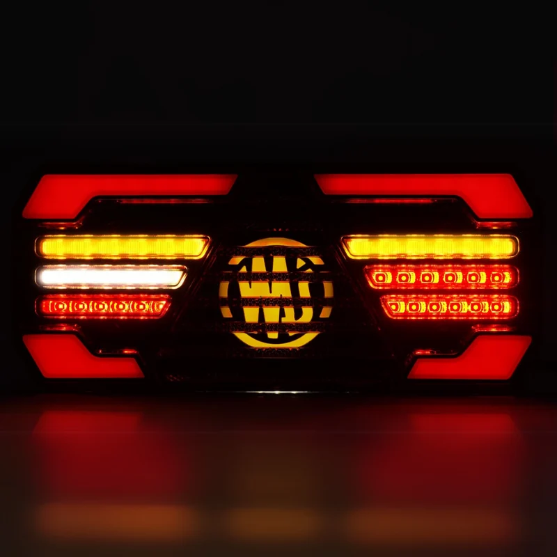 WAS W248DD Grande luce per rimorchio con indicatore dinamico / 12"
