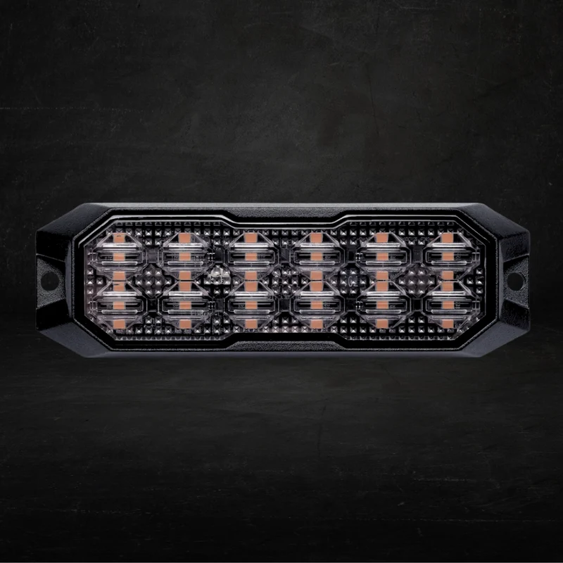 Luce stroboscopica a LED ad alta potenza Torlok Black Hawk / 12 LED a doppia fila