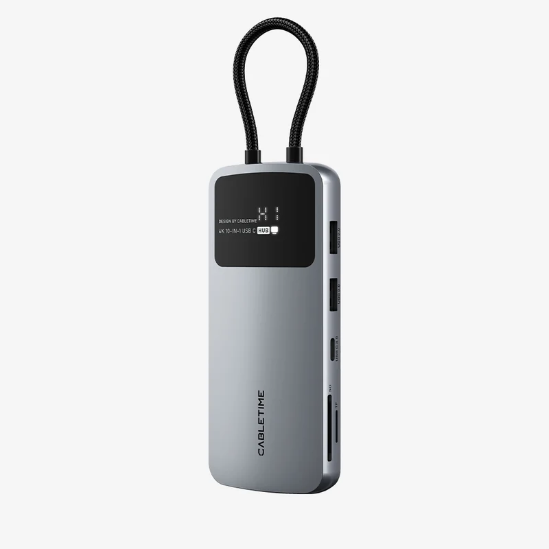 4K 60Hz USB C Multiport Hub With HDMI and DisplayPort