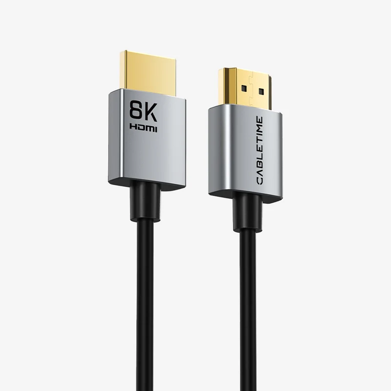 8K 60HZ Ultra Slim HDMI 2.1 Cable 3.8mm for PS5/Xbox Series X/Roku TV/HDTV/Blu-ray