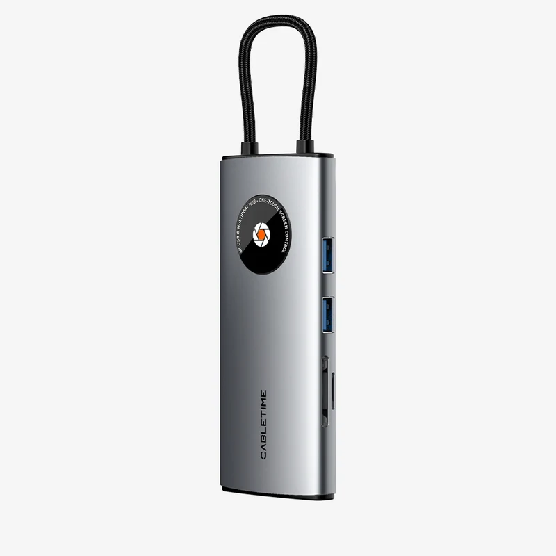 10 In 1 Multi USB C Hub Adapter 4K with VGA and HDMI Ethernet