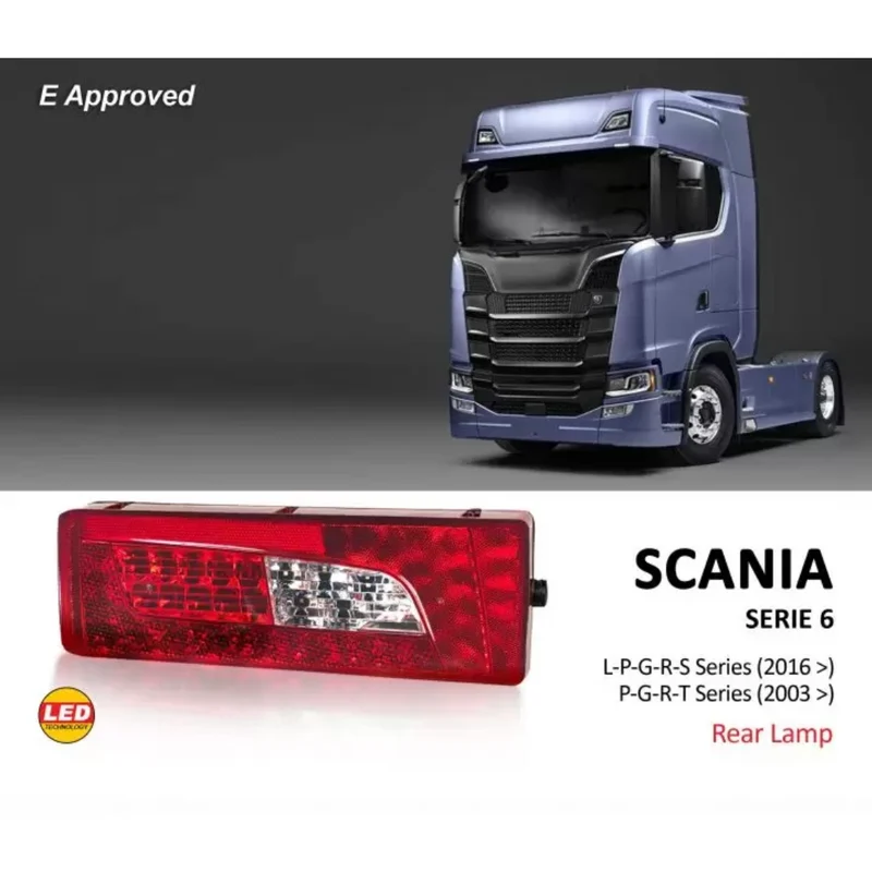 Fanale posteriore a LED per Scania Serie 6
