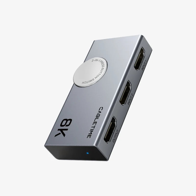 Bi-direction 8K HDMI 2.1 Switcher 4K 120Hz 2 In 1 Out