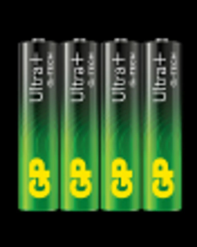 Batterie GP Ultra Plus Alcaline MiniStilo AAA: 15 AUP/LR03 Confezone da 4 batterie