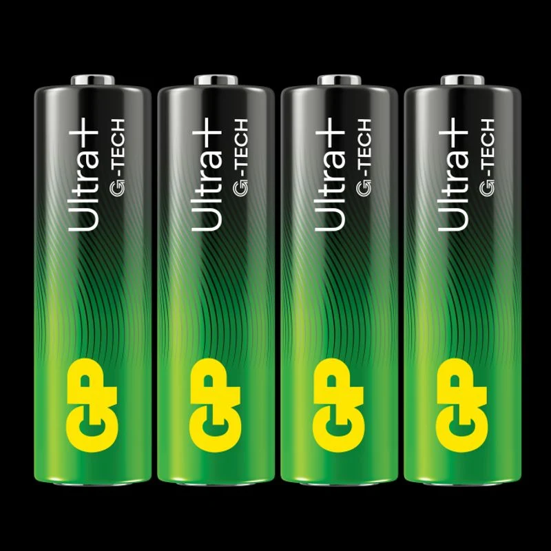 Batterie GP Ultra Plus Alcaline Stilo AA: 15 AUP/LR6 Confezone da 4 batterie