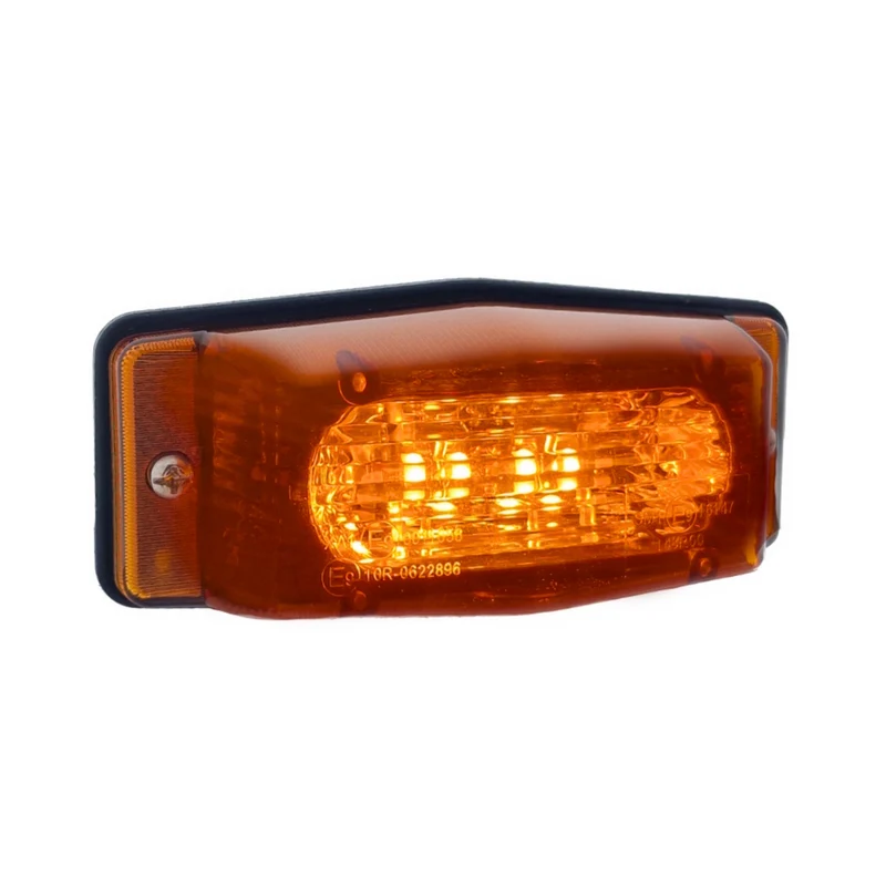 Lampada a LED a doppio bruciatore con lente ambra