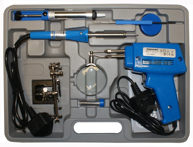 Kit di saldatura con pistole da 30 e 100 W