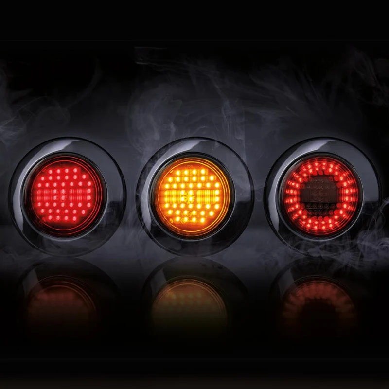 Strands Dark Knight IZE luce stop, posteriore e indicatore rotonda