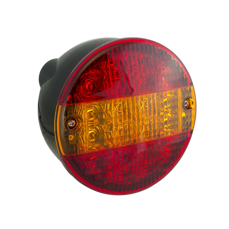 Luce per hamburger a LED rotonda per rimorchio per camion e rimorchi / Staffa profonda