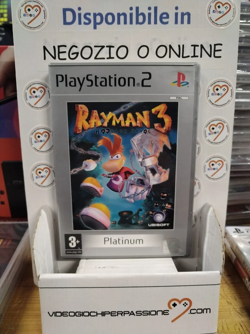 rayman 3 hoodlum havoc PS2 (usato garantito)(ver. italiana- spagnola)