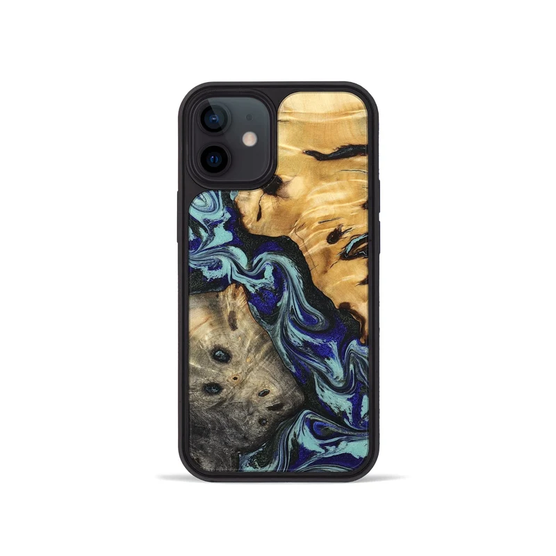 iPhone 12 mini Wood Phone Case - Wilton (Green, 829980)