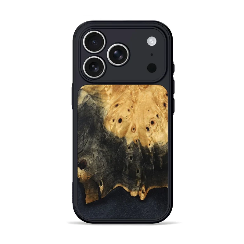 iPhone 17 Pro Wood Phone Case - Natalya (Wood Burl, 829991)