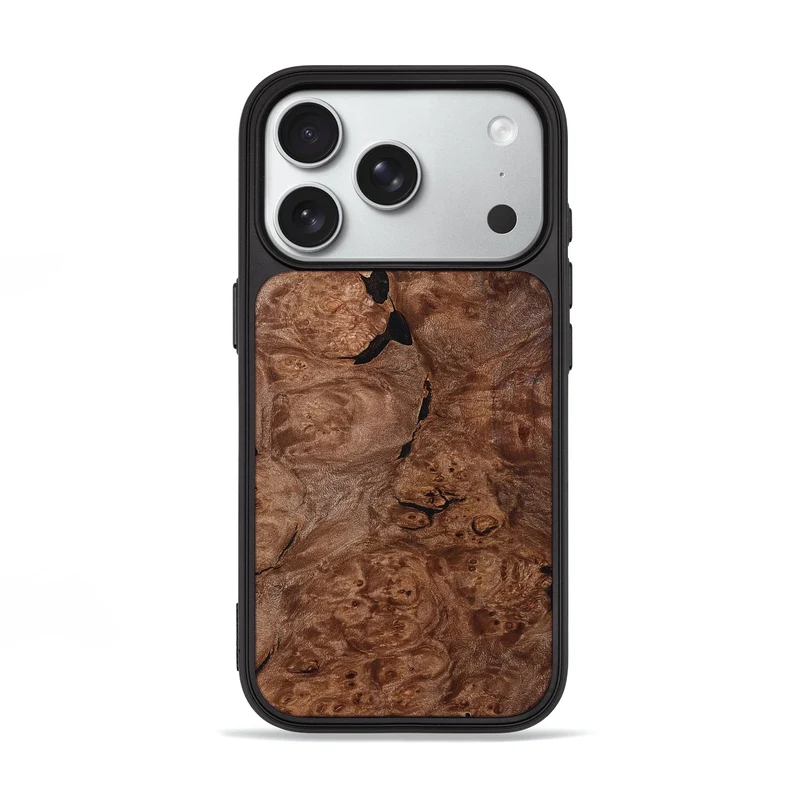 iPhone 18 Pro Wood Phone Case - Hobart (Wood Burl, 830019)