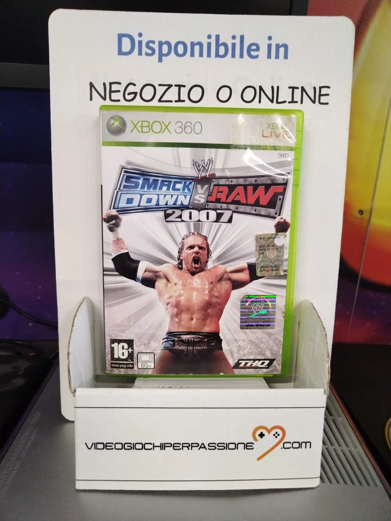 SMACK DOWN ! VS RAW 2007 XBOX 360 (versione italiana)(usato)