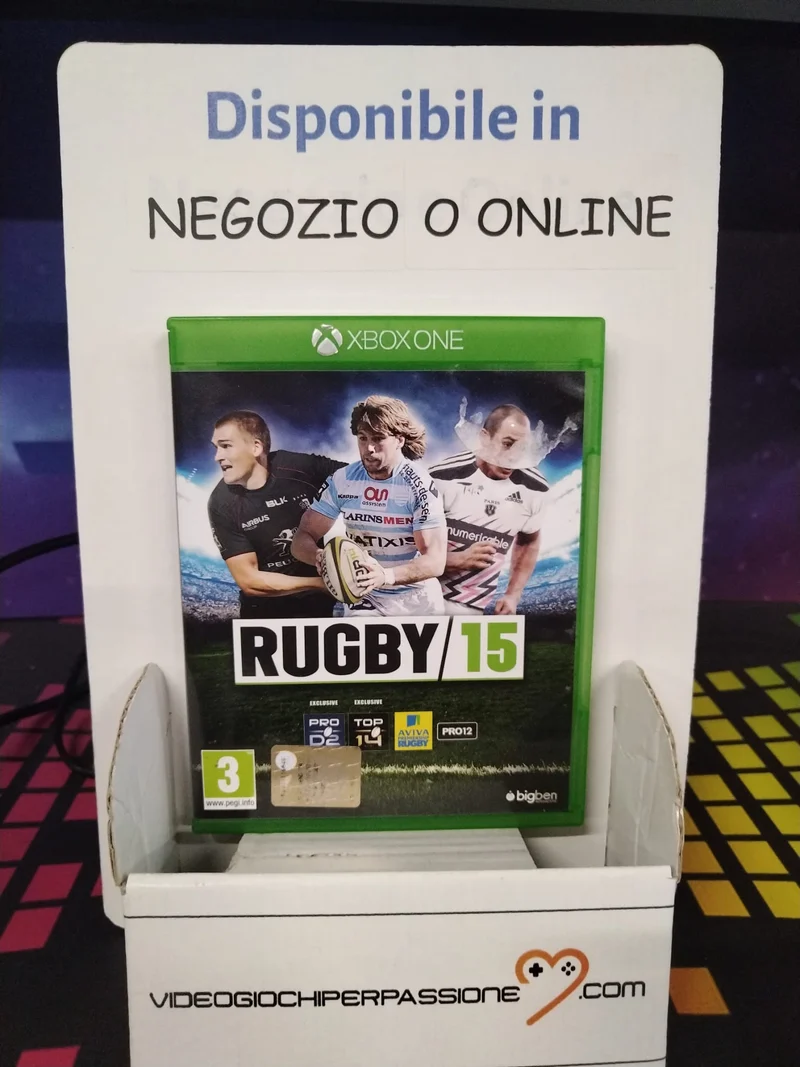 RUGBY 15 XBOX ONE VERSIONE ITA.(usato garantito)