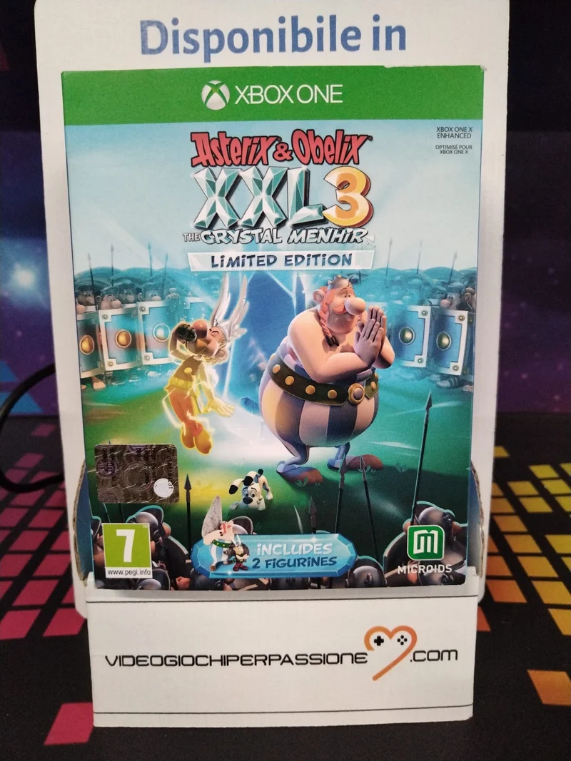 ASTERIX & OBELIX XXL3 – THE CRYSTAL MENHIR – LIMITED EDITION XBOX ONE EDIZIONE EUR.(usato garantito)