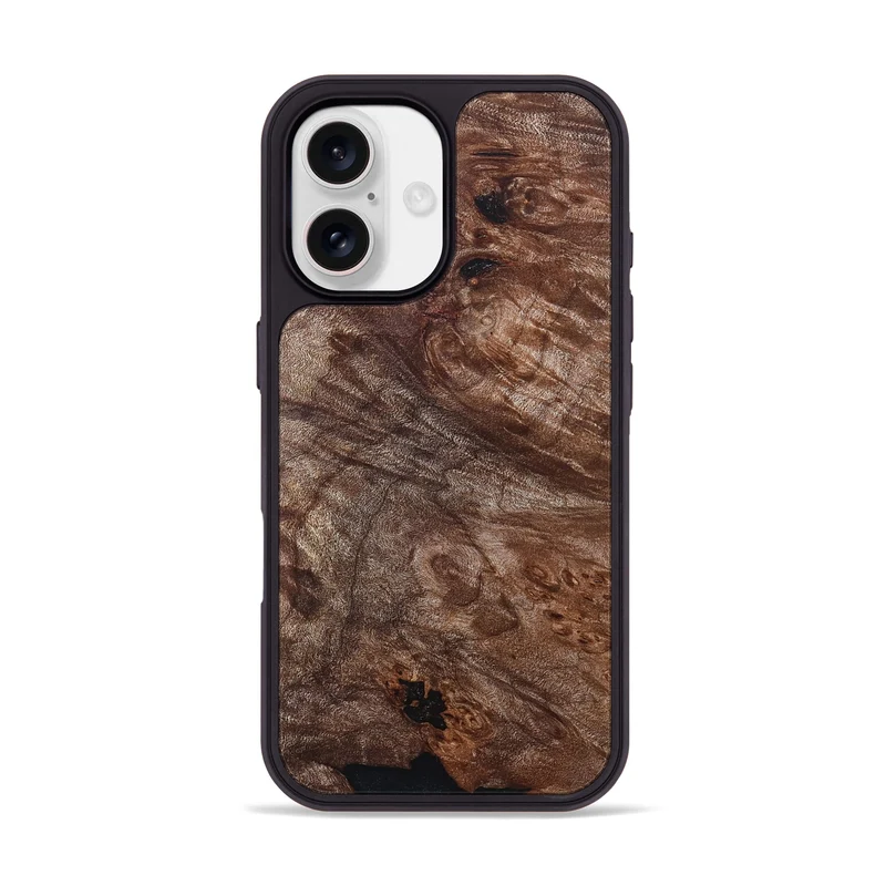 iPhone 17 Wood Phone Case - Atharv (Wood Burl, 830024)