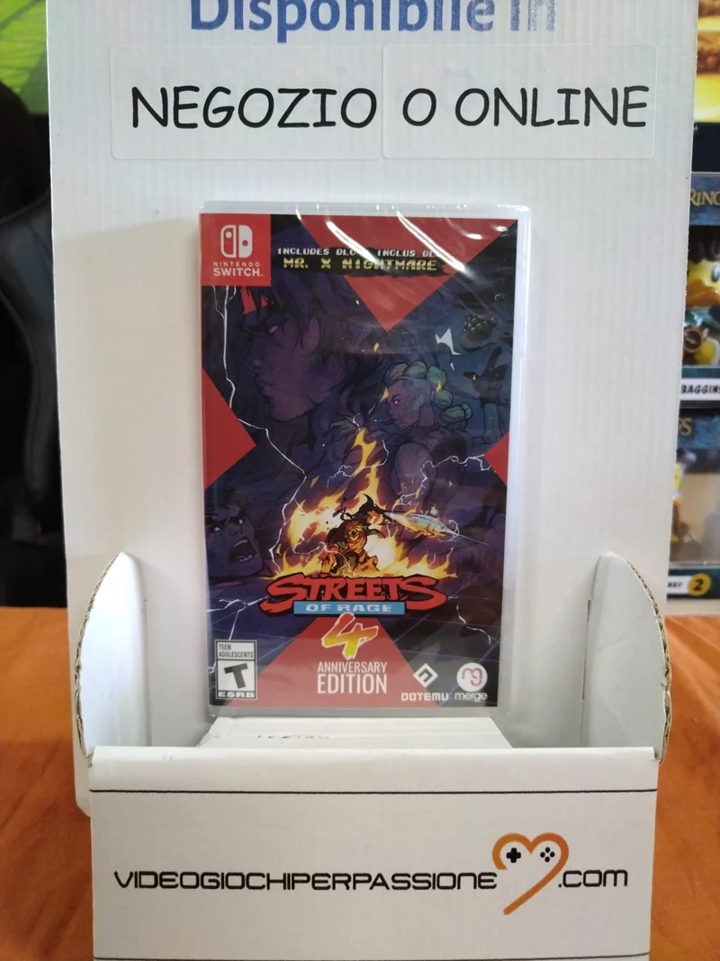 Streets of Rage 4 Anniversary Edition - Nintendo Switch Edizione AMERICANA (con italiano)