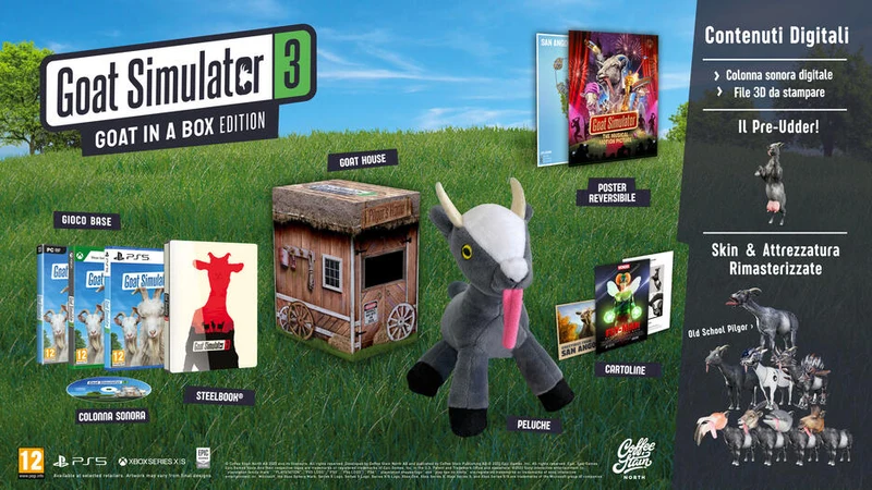 Goat Simulator 3 - Pre Udder Edition - Goat in the box Playstation 5