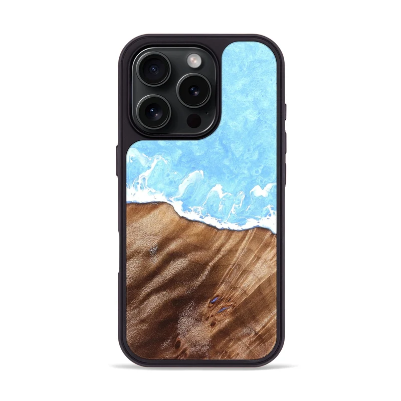 iPhone 16 Pro Wood Phone Case - Jericho (Coastal, 829928)