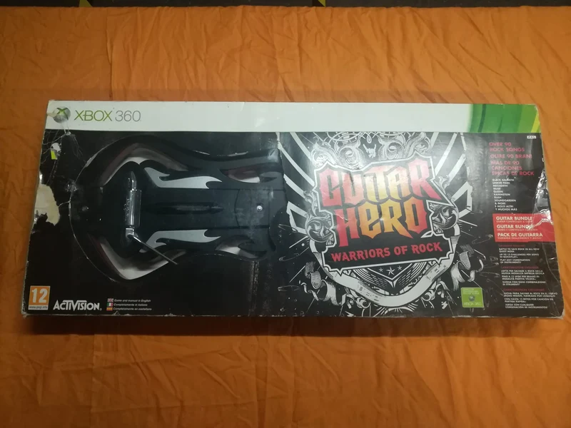 GUITAR HERO WARRIORS OF ROCK XBOX 360 (usato garantito)(solo chitarra)