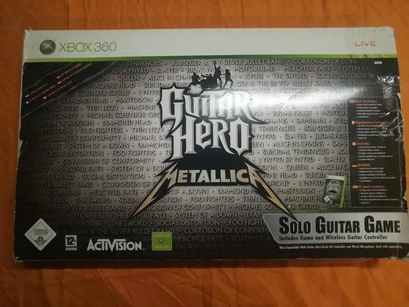 GUITAR HERO METALLICA XBOX 360 (usato garantito)(solo chitarra)