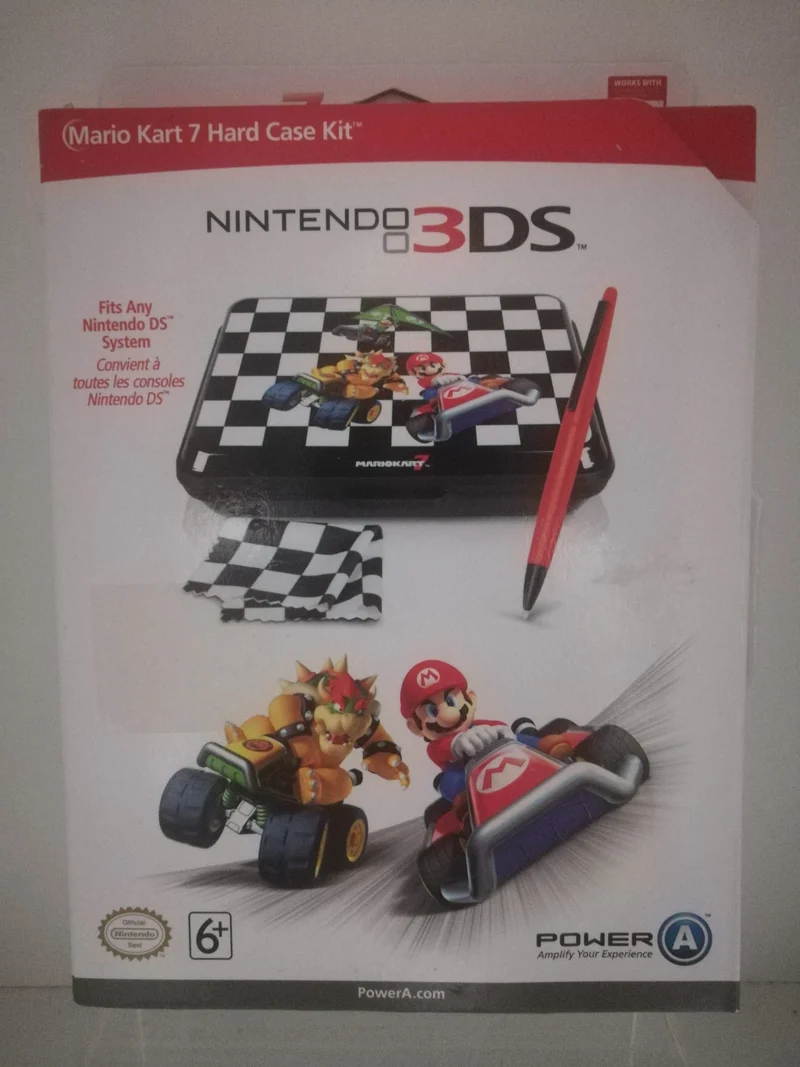 NINTENDO 3DS KIT -DS LITE-DS I-DS XL-3DS (custodia rigida)MARIO KART 7
