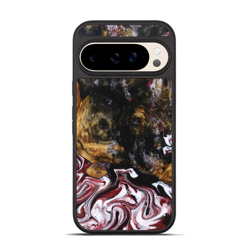 Pixel 10 Pro Wood Phone Case - Jess (Red, 829733)