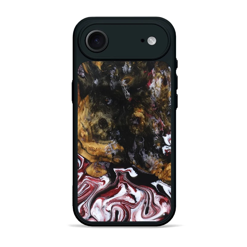 iPhone 17 Air Wood Phone Case - Jess (Red, 829733)