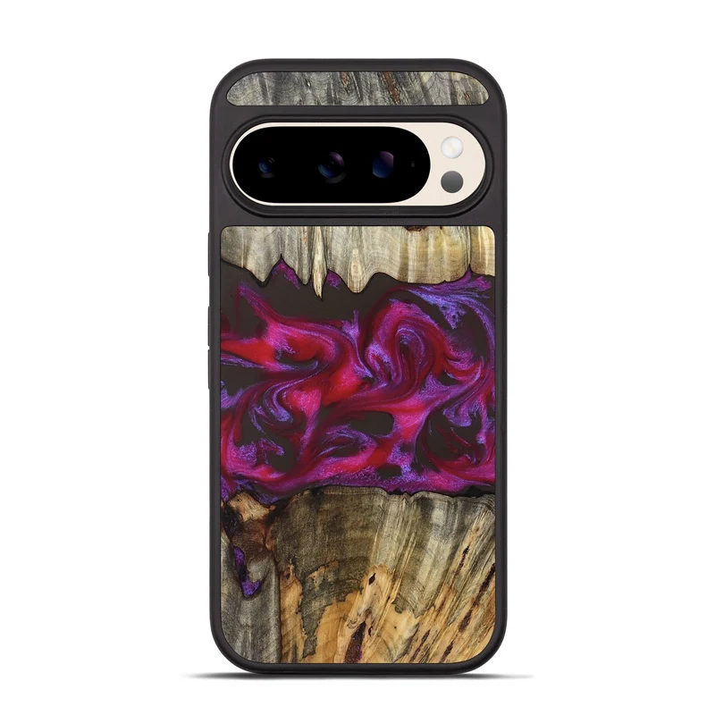 Pixel 10 Pro Wood Phone Case - Jaylen (Red, 829716)