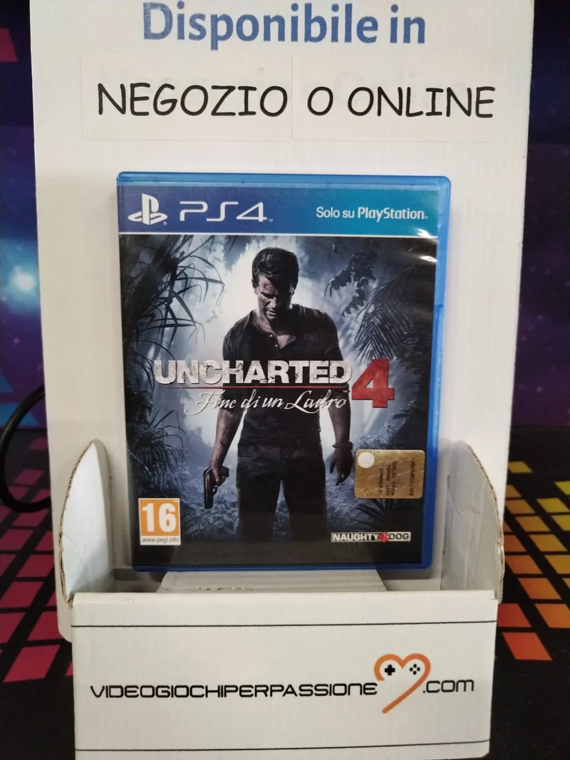 UNCHARTED 4:fine di un ladro PS4 (usato garantito)(versione italiana)