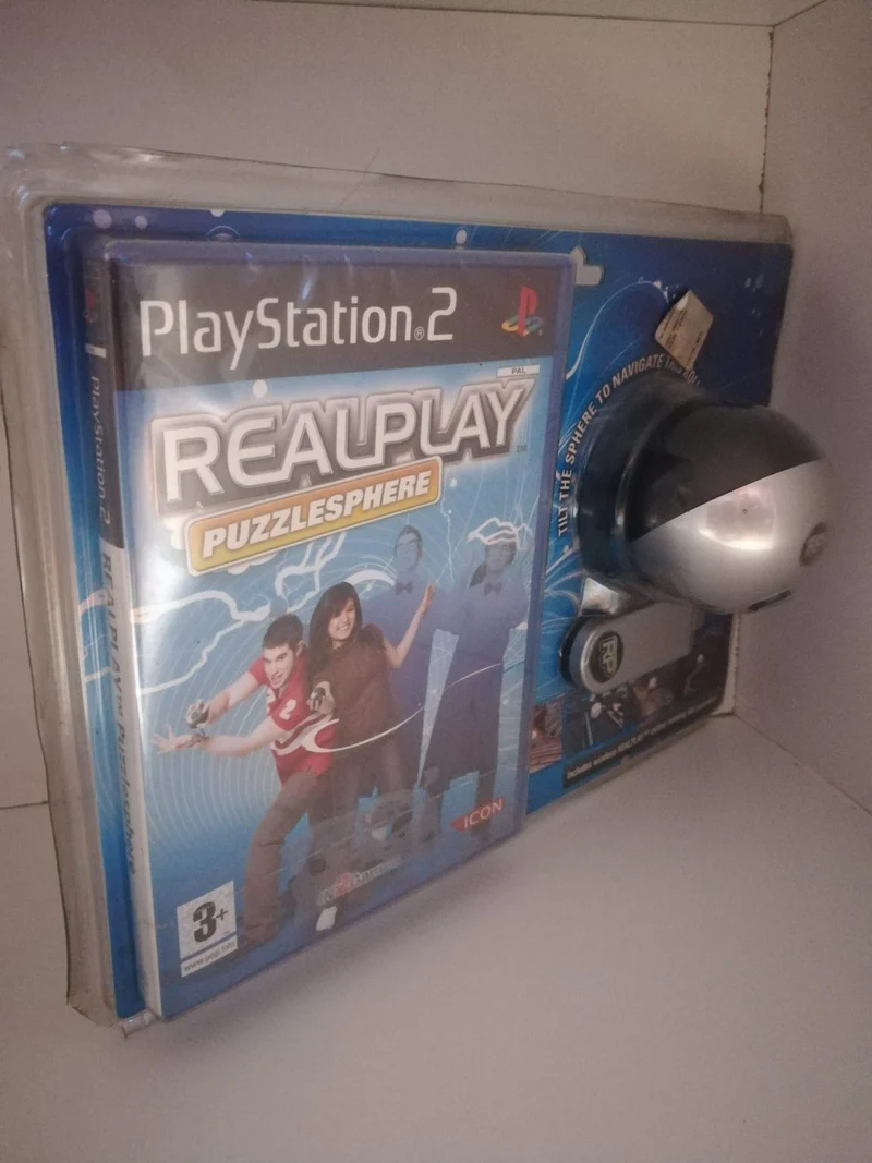 REALPLAY PUZZLESPHERE PS2 +MOTION SENSING TILT CONTROLLER (versione europea)