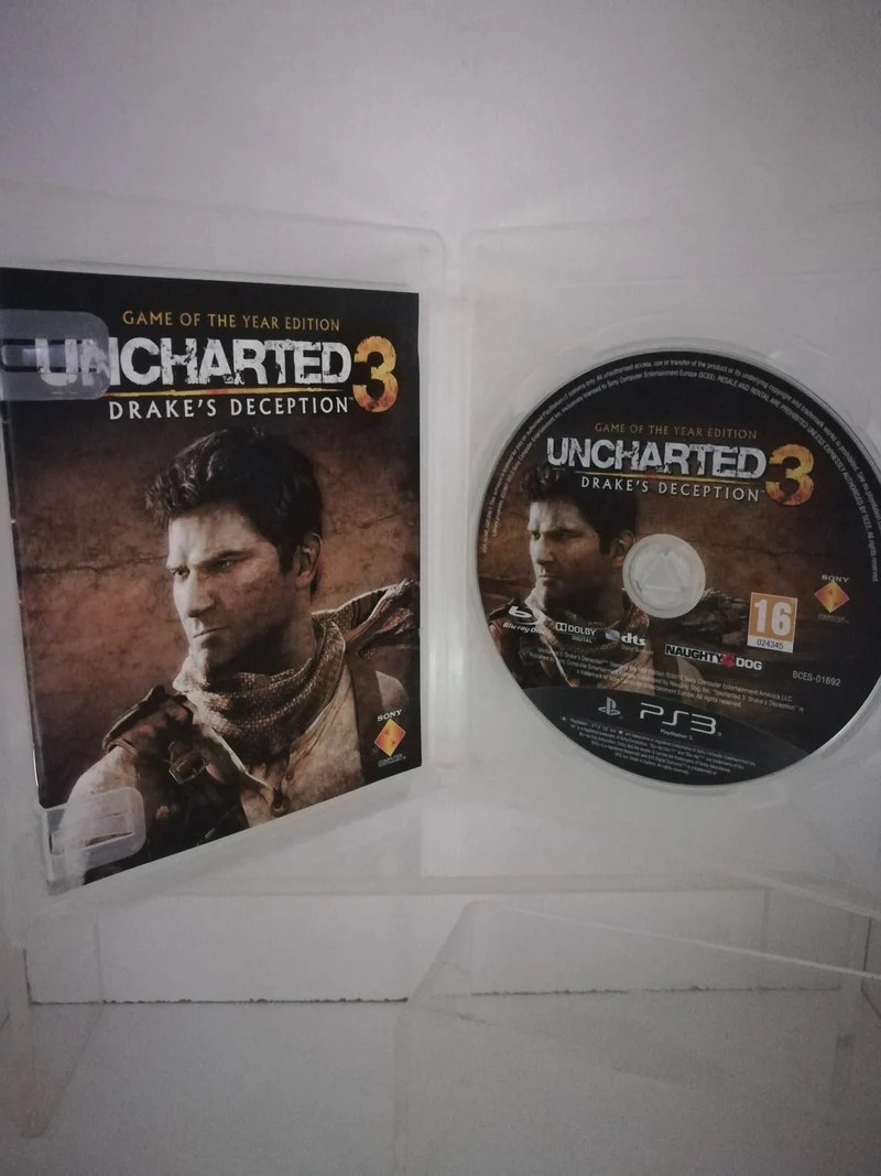 UNCHARTED 3 DRAKE'S DECEPTION PS3 (usato garantito)(solo gioco la custodia e stata rubata in fiera)