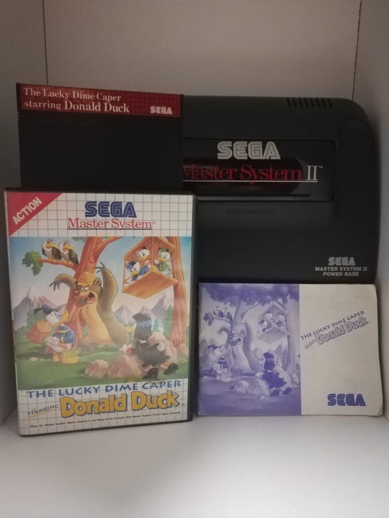 THE LUCKY DIME CAPER starring DONALD DUCK SAGA MASTER SYSTEM (usato garantito)