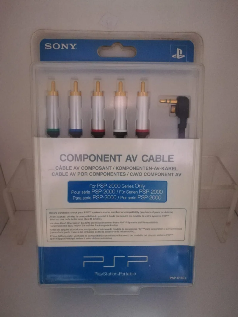 PSP 2000-CAVO COMPONENT AV PER TV ORIGINALE SONY NUOVO