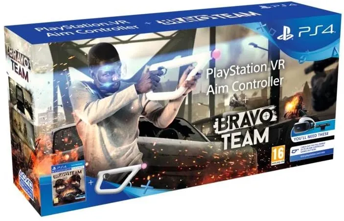 playstation vr aim controller + bravo team ps4 (usato garantito)(versione italiana)