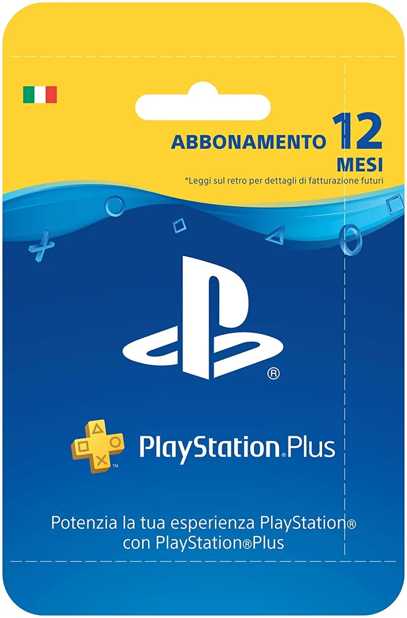 PLAYSTATION PLUS ABBONAMENTO 12 MESI (nuovo)