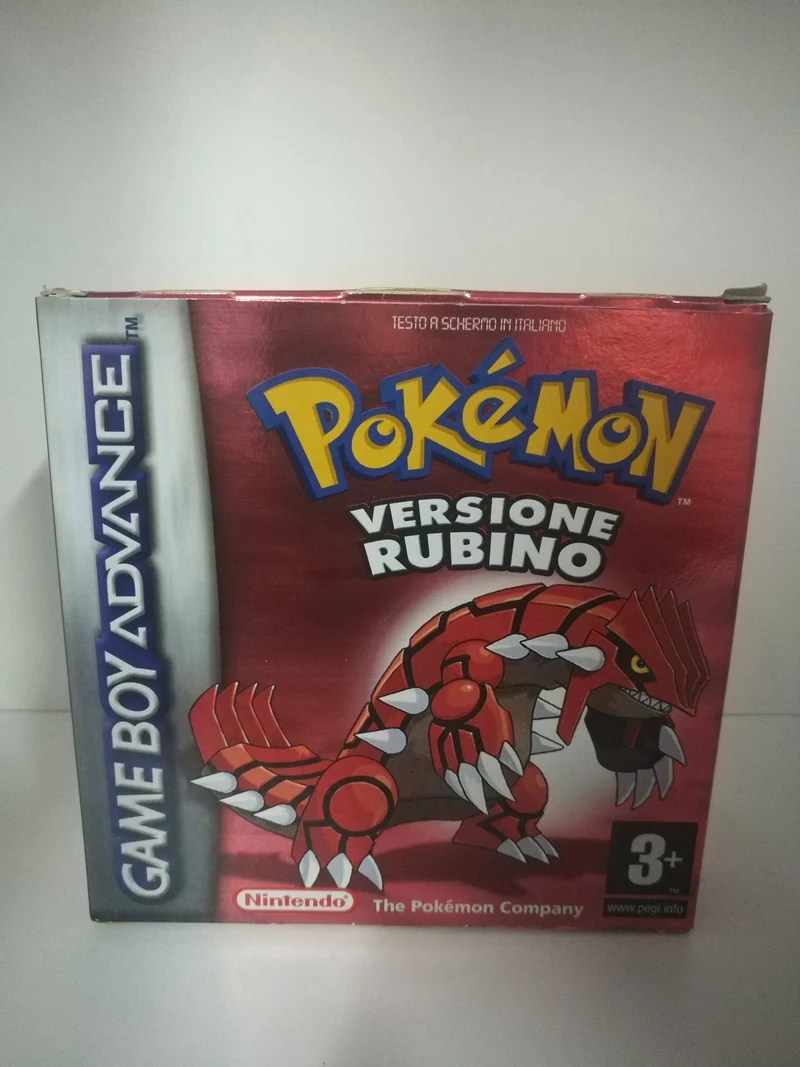 POKEMON VERSIONE RUBINO GBA NINTENDO (versione italiana)(usato garantito)(da collezione)