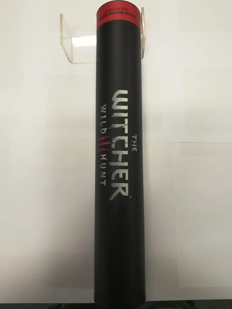 LIMITED EDITION POSTER THE WITCHER 3 WILD HUNT (gamescom 2014)RARO