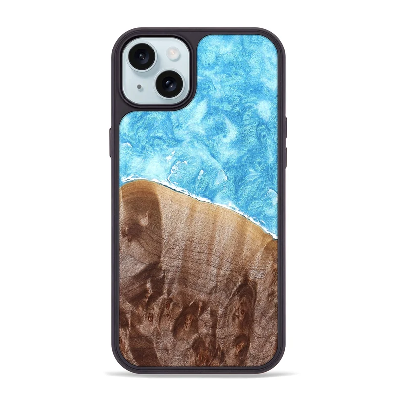 iPhone 15 Plus Wood Phone Case - Elenora (Coastal, 829651)