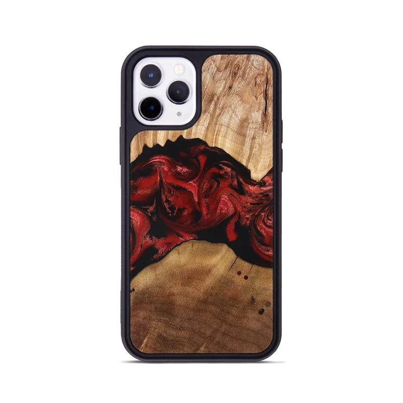 iPhone 11 Pro Wood Phone Case - Marlon (Red, 829713)